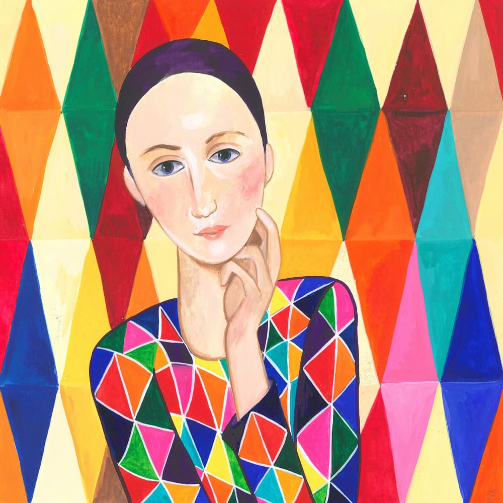 Harlequin by Isabelle Brent — canvas wall art