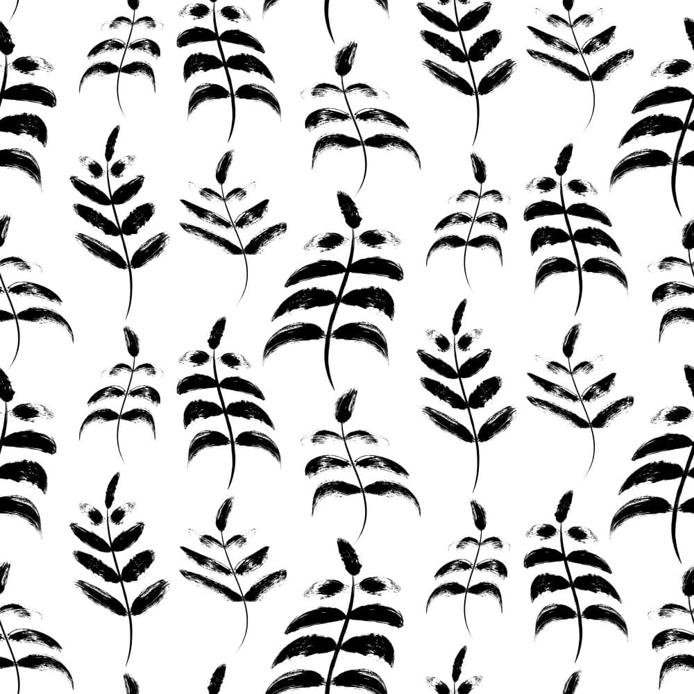 Brushstroke Botanical Pattern by Marika Barsrsind β canvas wall art