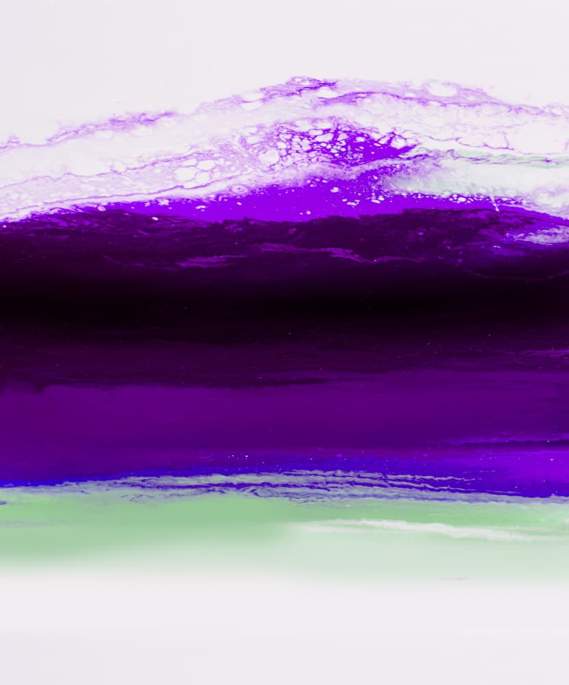 Deep Purple Green Gradient by Alyson Storms — canvas wall art