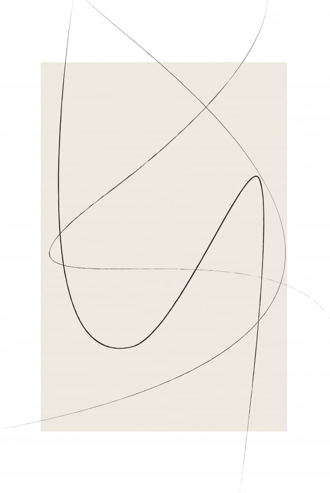 Flowing Abstract Lines by Oju Design — canvas wall art
