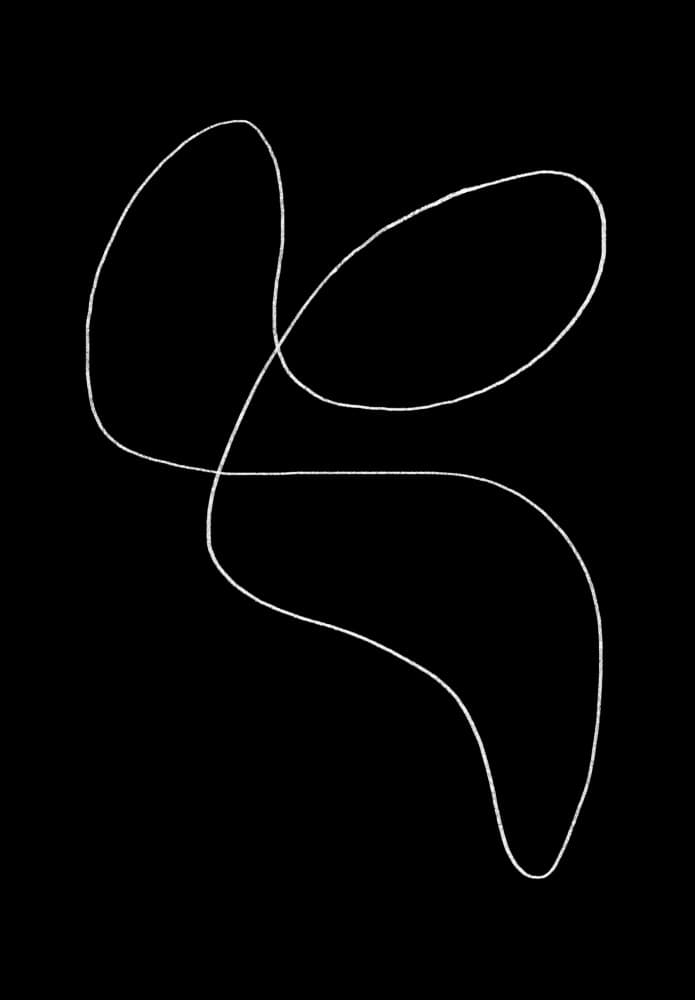Abstract Flowing Line by Cesare Bellassai Art — canvas wall art