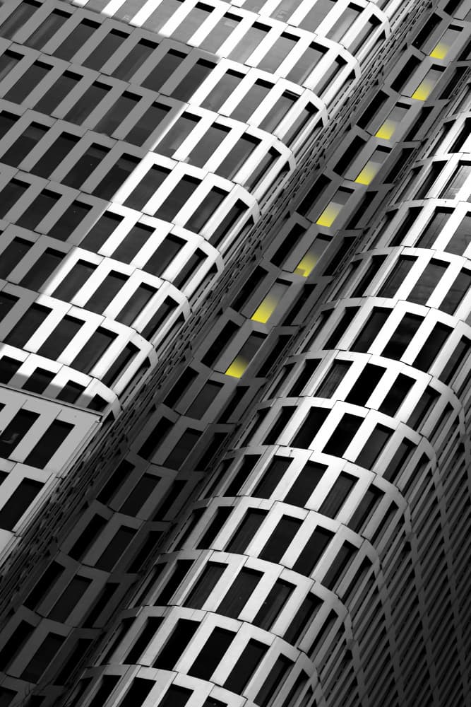 Dynamic Facade Lights by Anita Martin AnnaPileaFotografie — canvas wall art