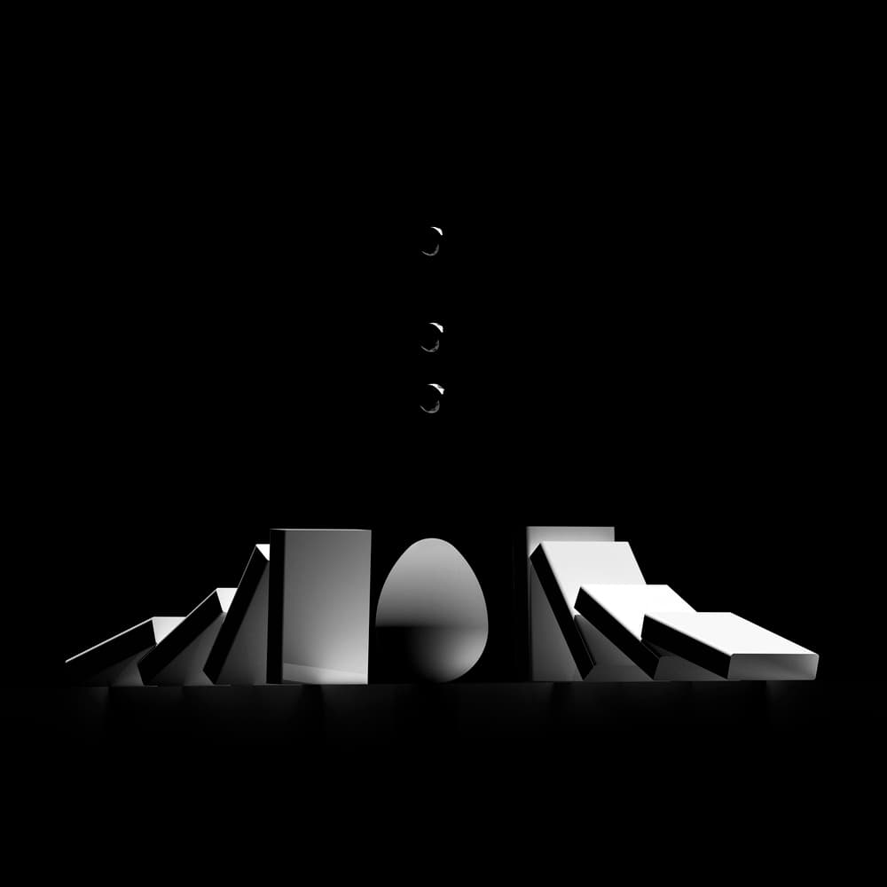Domino Effect And Egg by Antonyus Bunjamin (Abe) — canvas wall art