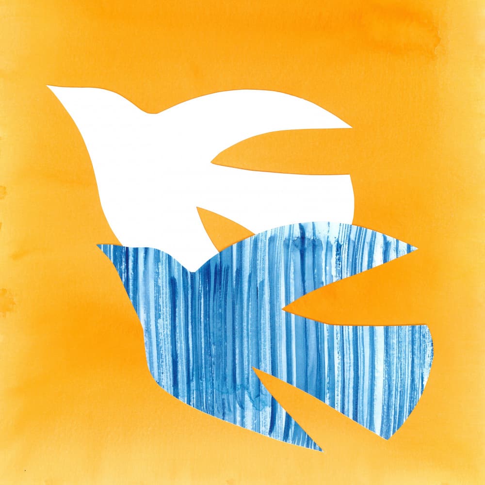 Birds Cut-Out by Isabelle Brent — canvas wall art