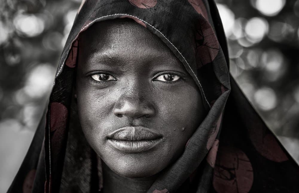 Captivating African Gaze by Joxe Inazio Kuesta Garmendia — canvas wall art