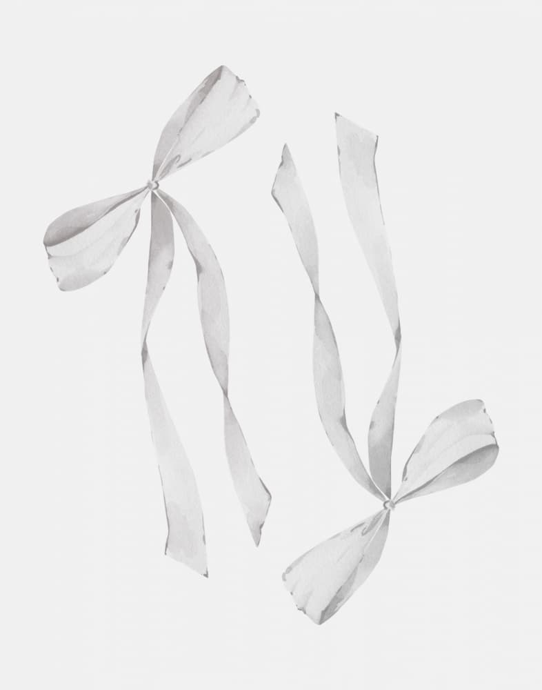 Flowing White Ribbons by Jolly and Dash — canvas wall art
