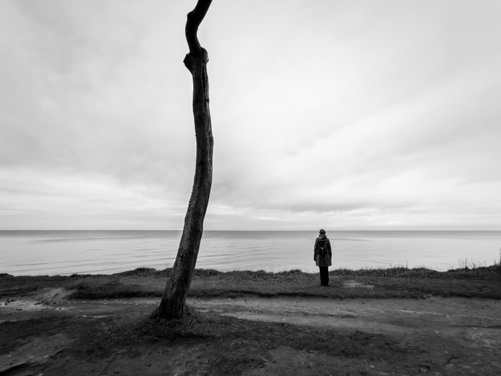 Coastal Solitude by Adam Dauria ☂ — canvas wall art