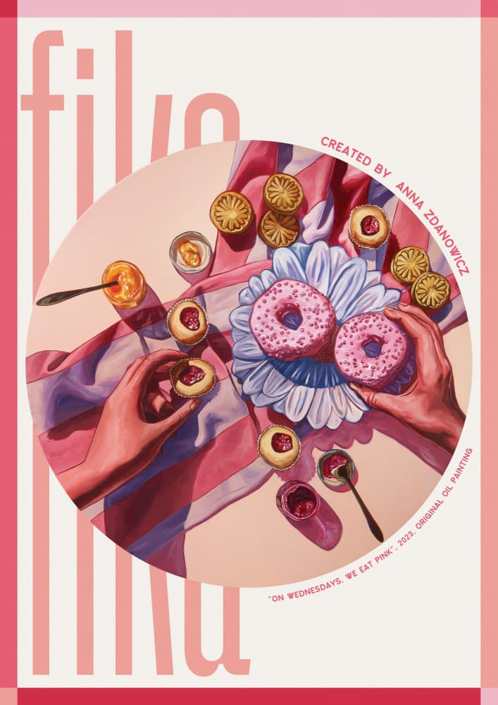 Pink Donut Treats by Anna Zdanowicz — canvas wall art