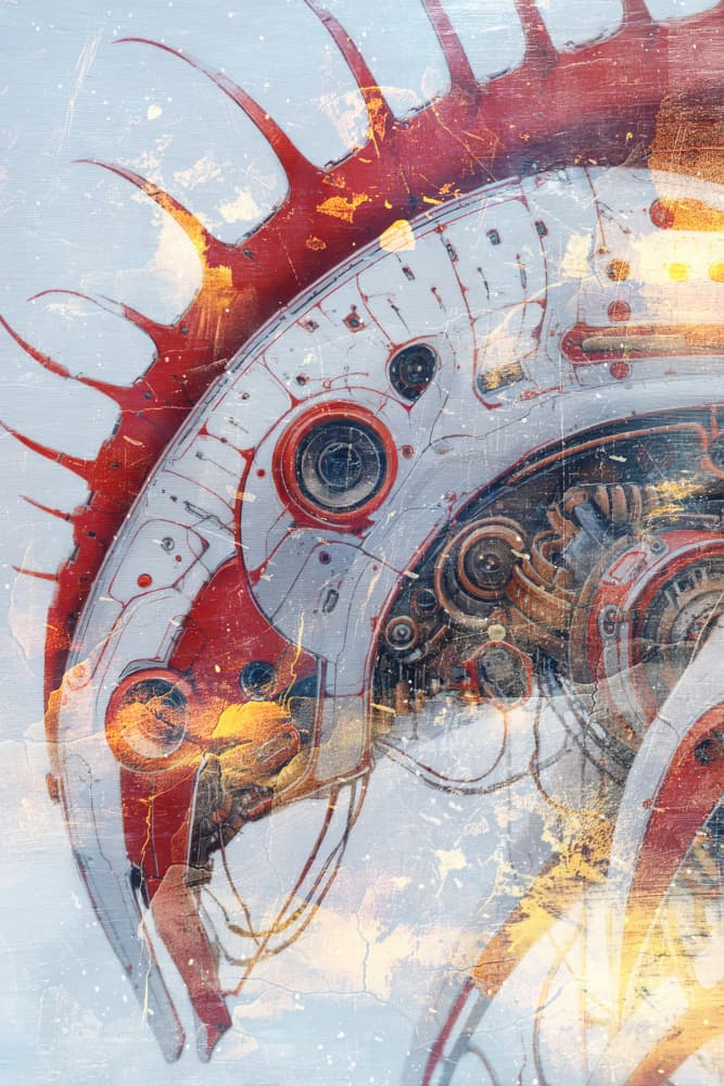 Steampunk Robotic Fish by Rafal Kulik — canvas wall art
