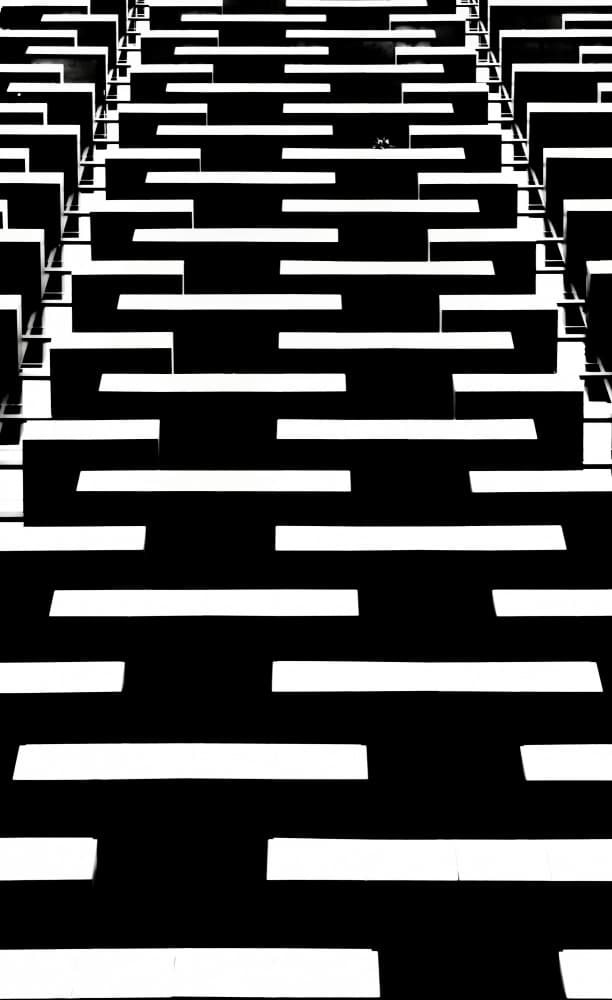 Geometric Urban Facade by Rob Darby — canvas wall art