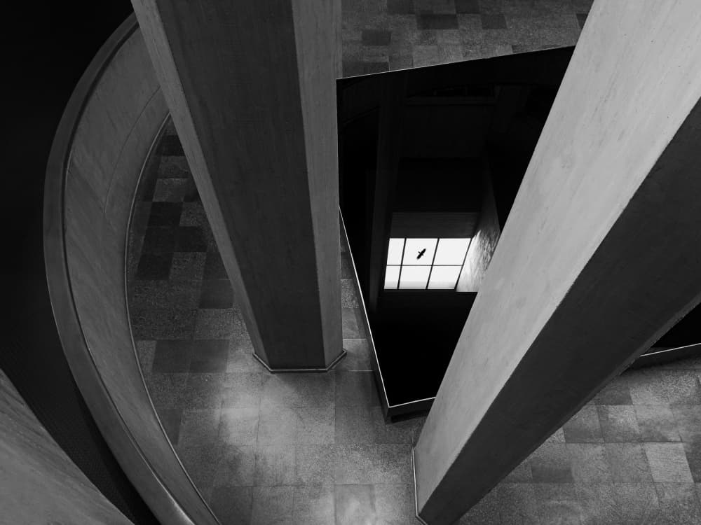 Geometric Light Void by alizolghadri93 — canvas wall art