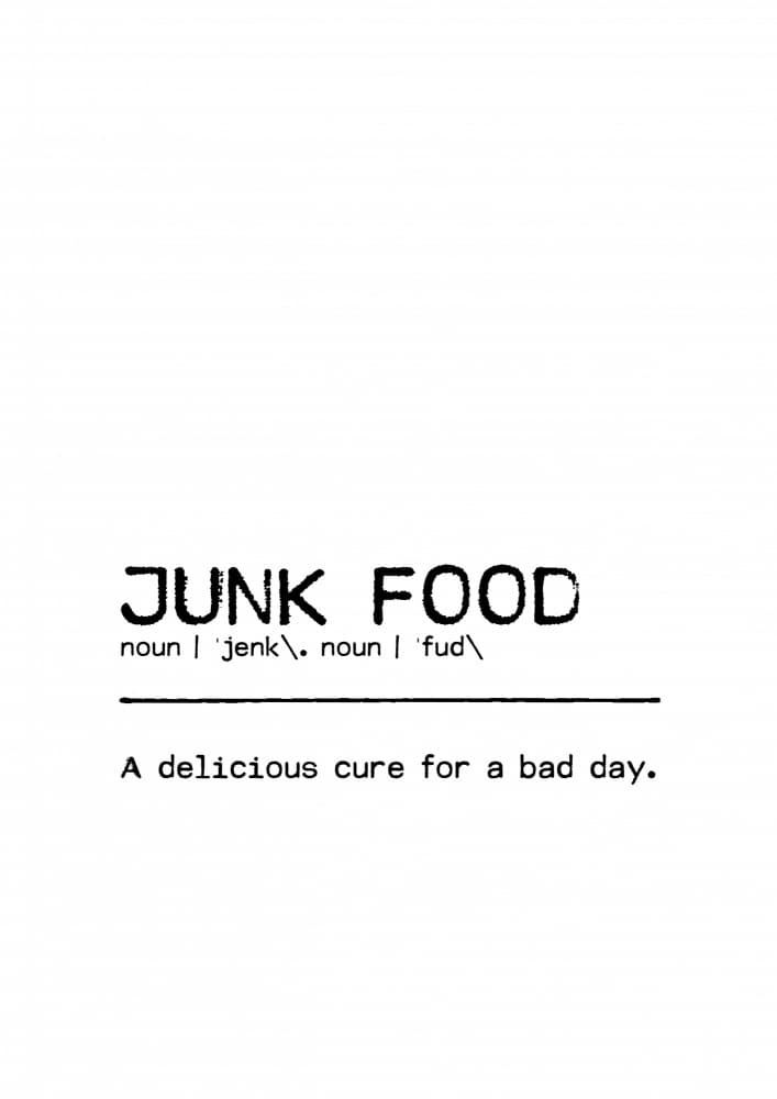 Junk Food Delicious Cure by Orara Studio — canvas wall art