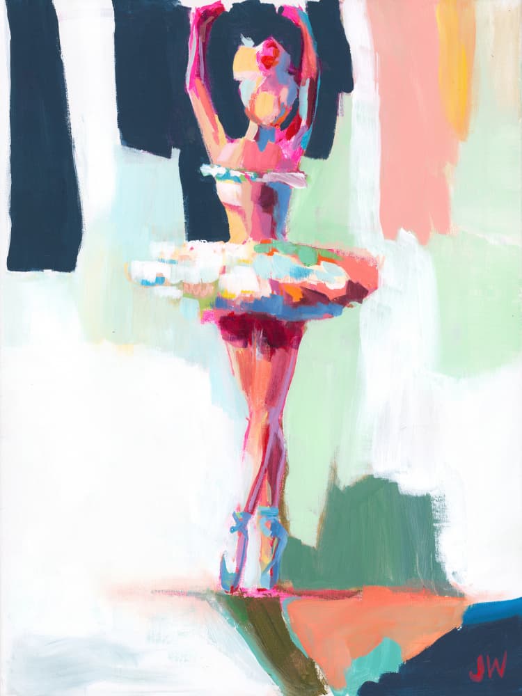 Ballerina by Jenny Westenhofer — canvas wall art