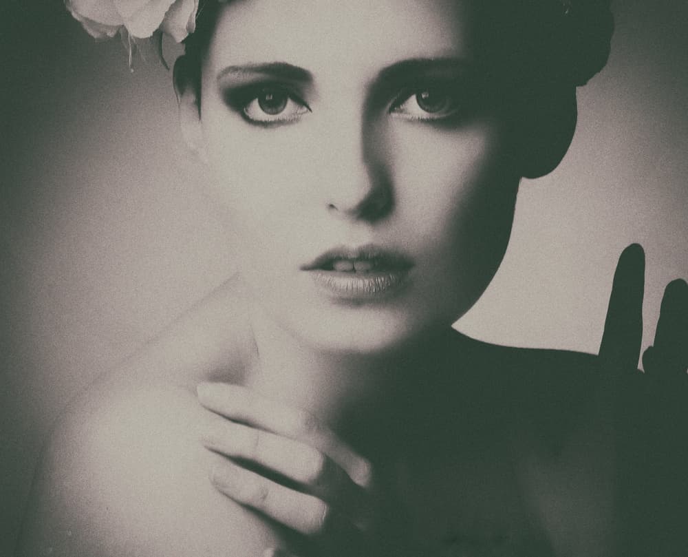 Elegant Woman Gaze by DAVID MINSTER — canvas wall art