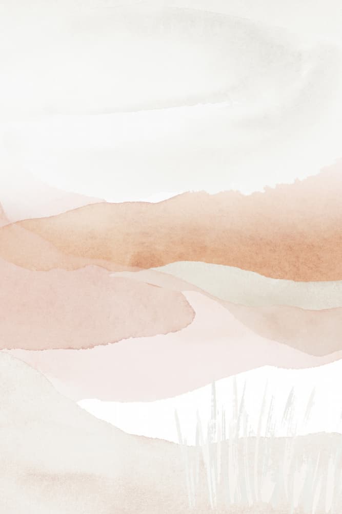 Soft Desert Hills by Sally Ann Moss — canvas wall art