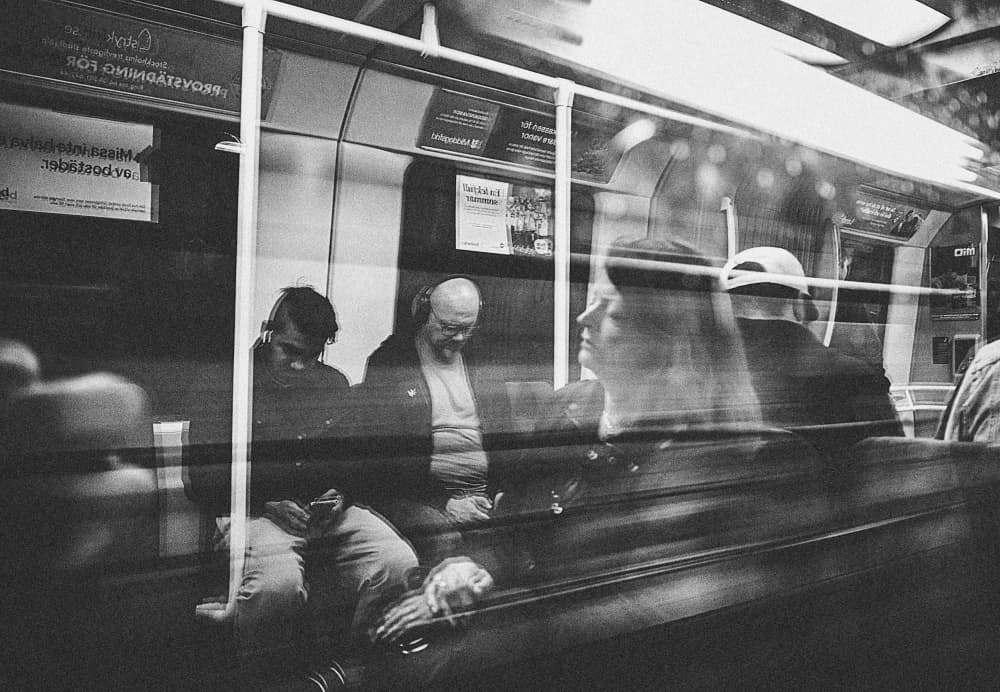 Subway Reflections by Alex Ogazzi — canvas wall art