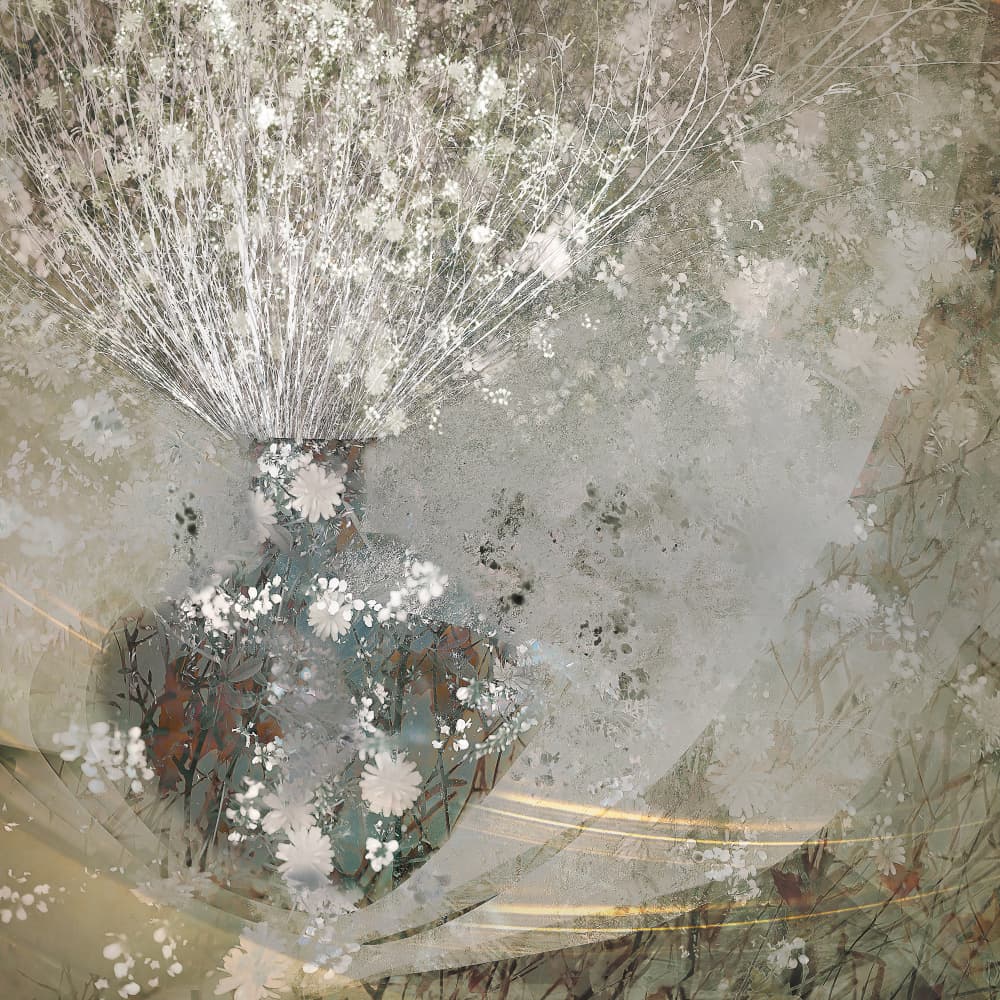 The vase by Nel Talen — canvas wall art