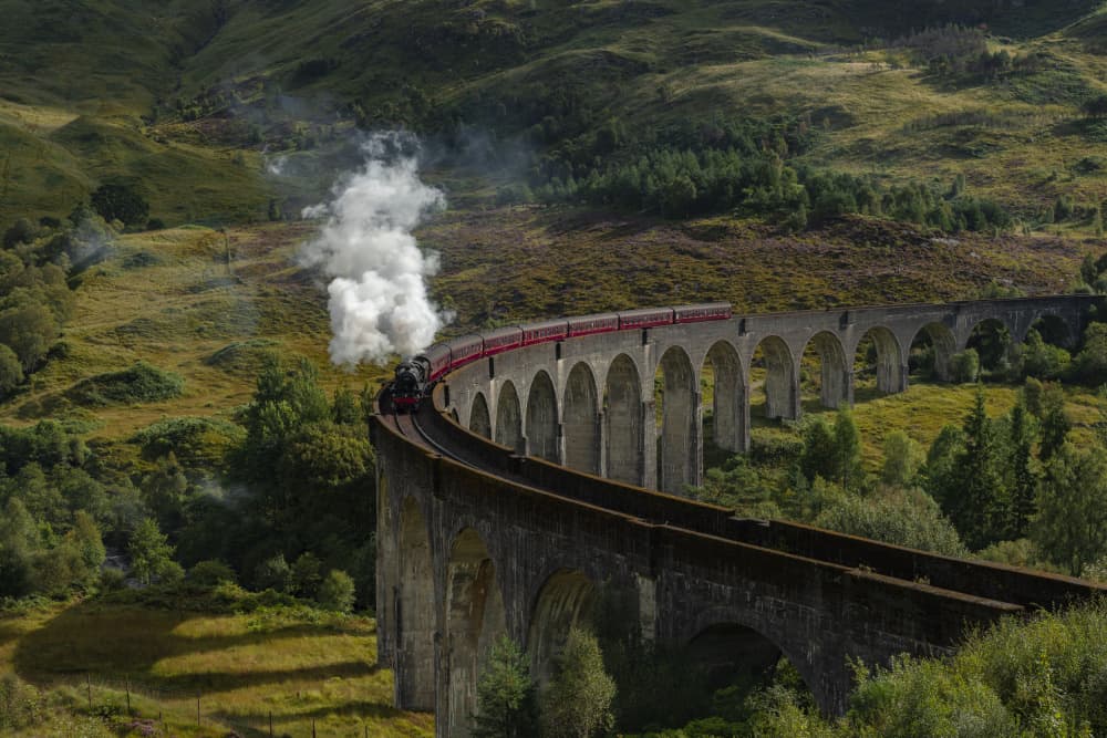 Historic Train Viaduct by Jure Kravanja — canvas wall art