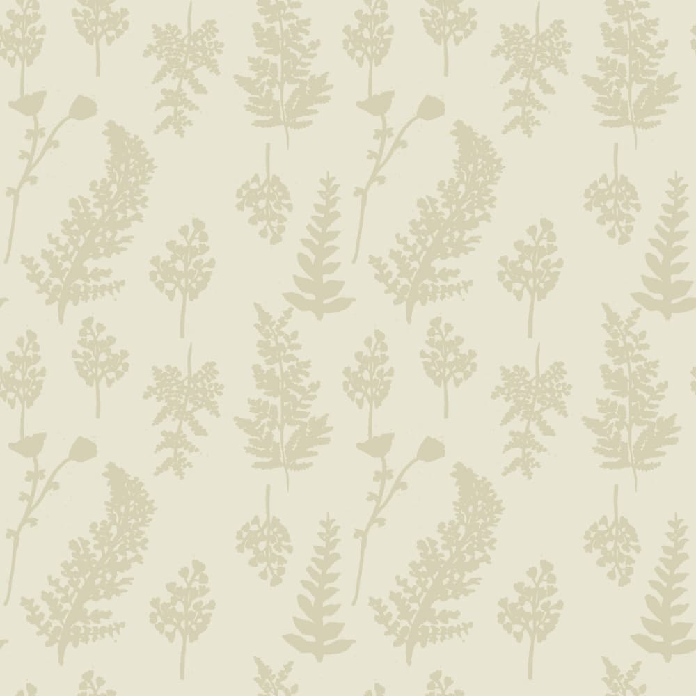 Subtle Botanical Pattern by Gemma Bardot — canvas wall art