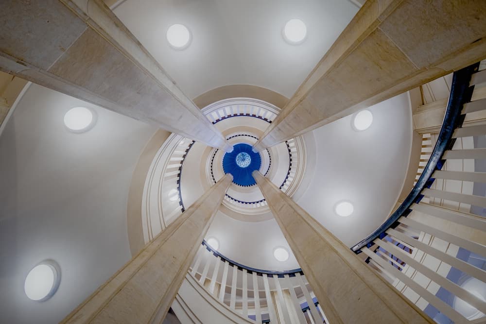 Grand Spiral Ascent by Michael Eßig — canvas wall art