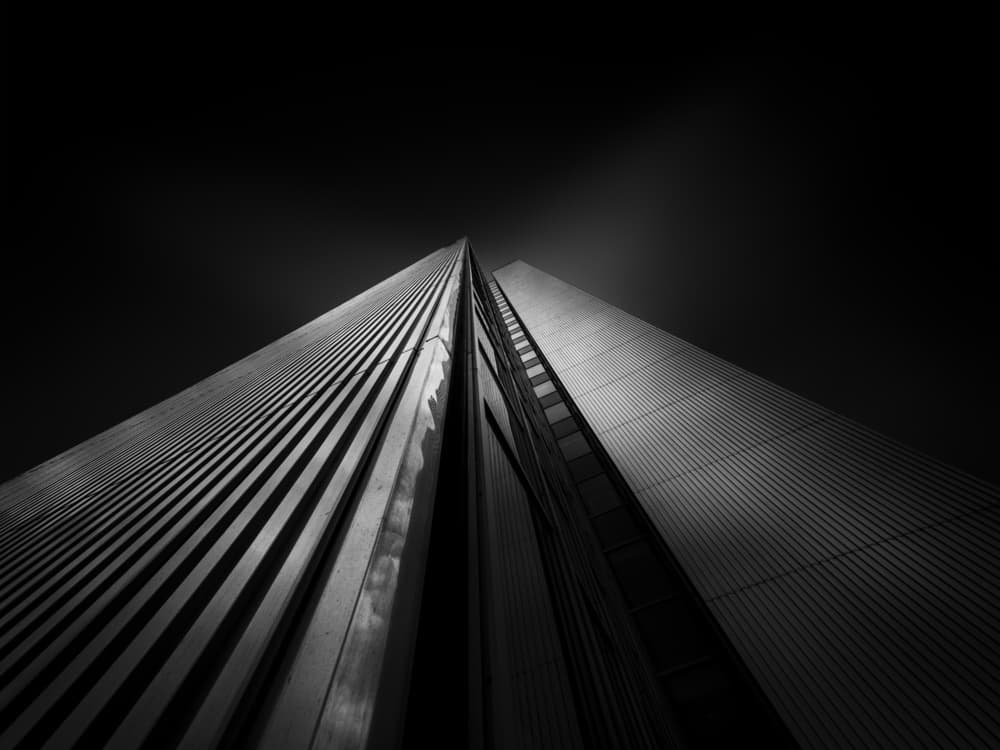 Soaring Urban Geometry by Adam Dauria ☂ — canvas wall art