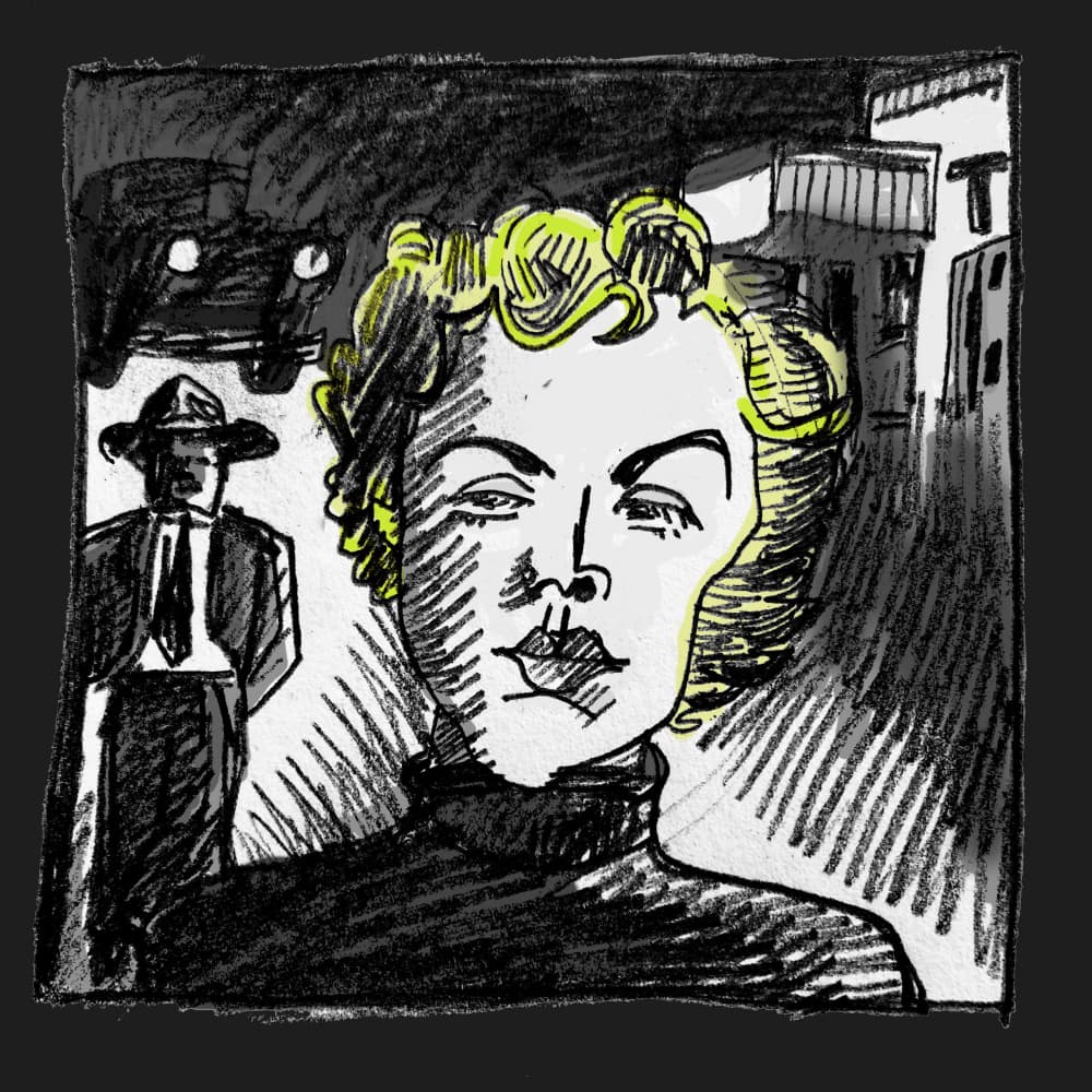 Noir City Woman by Steve Spencer — canvas wall art