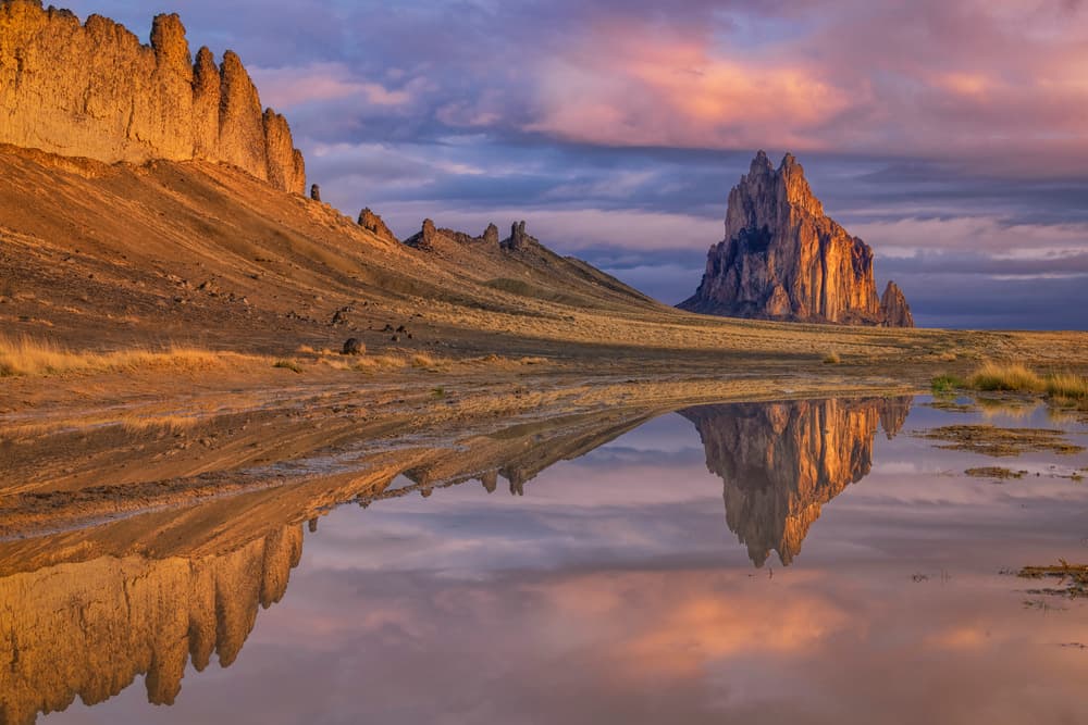 Desert Sunset Reflection by Michael Zheng — canvas wall art