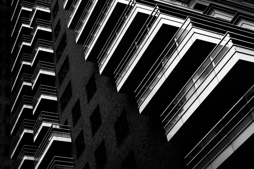 Modern Balcony Patterns by Greetje van Son — canvas wall art