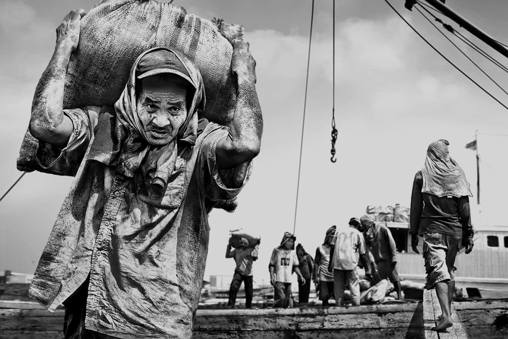 Hard Working Man by Sebastian Kisworo — canvas wall art
