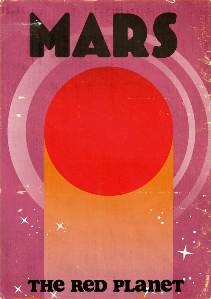 Mars Red Planet by Nicholas — canvas wall art