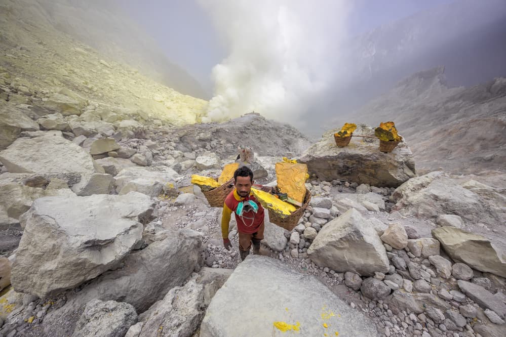 Sulfur Miner's Burden by Gunarto Song — canvas wall art