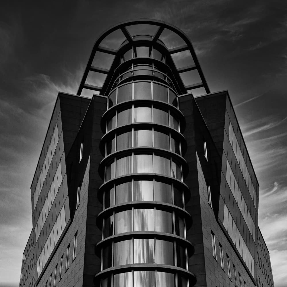 Dramatic Urban Architecture by Jean Vandijck — canvas wall art