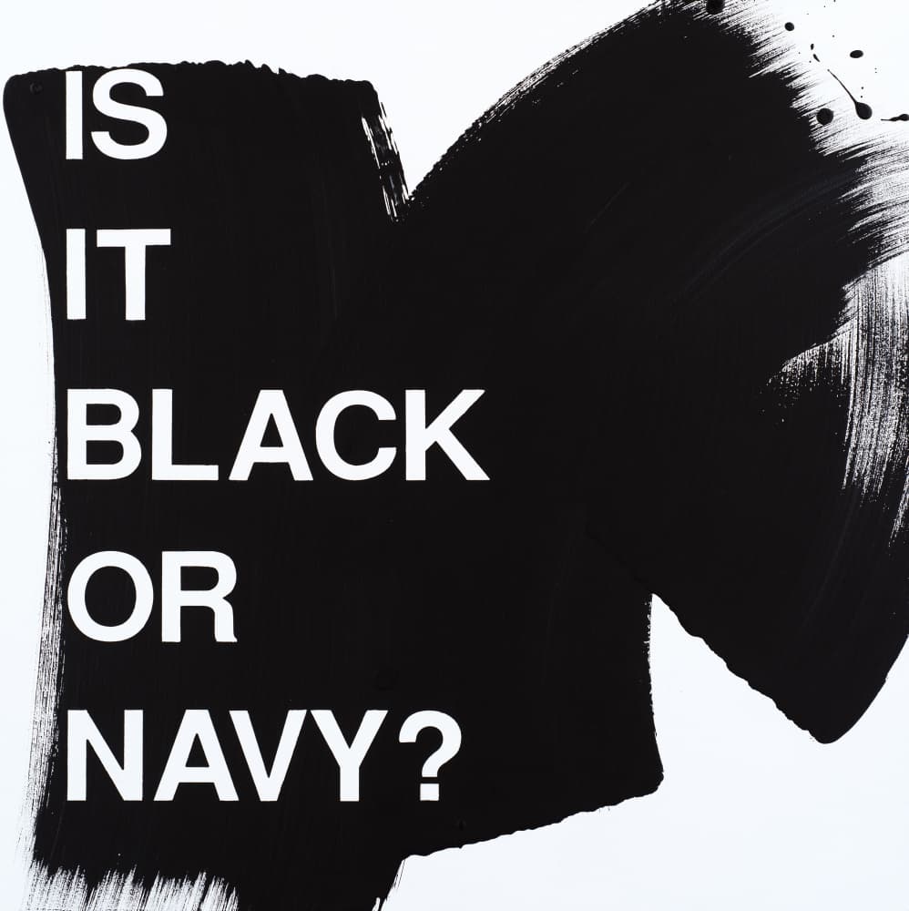 Is It Black Or Navy by Rankin Willard — canvas wall art