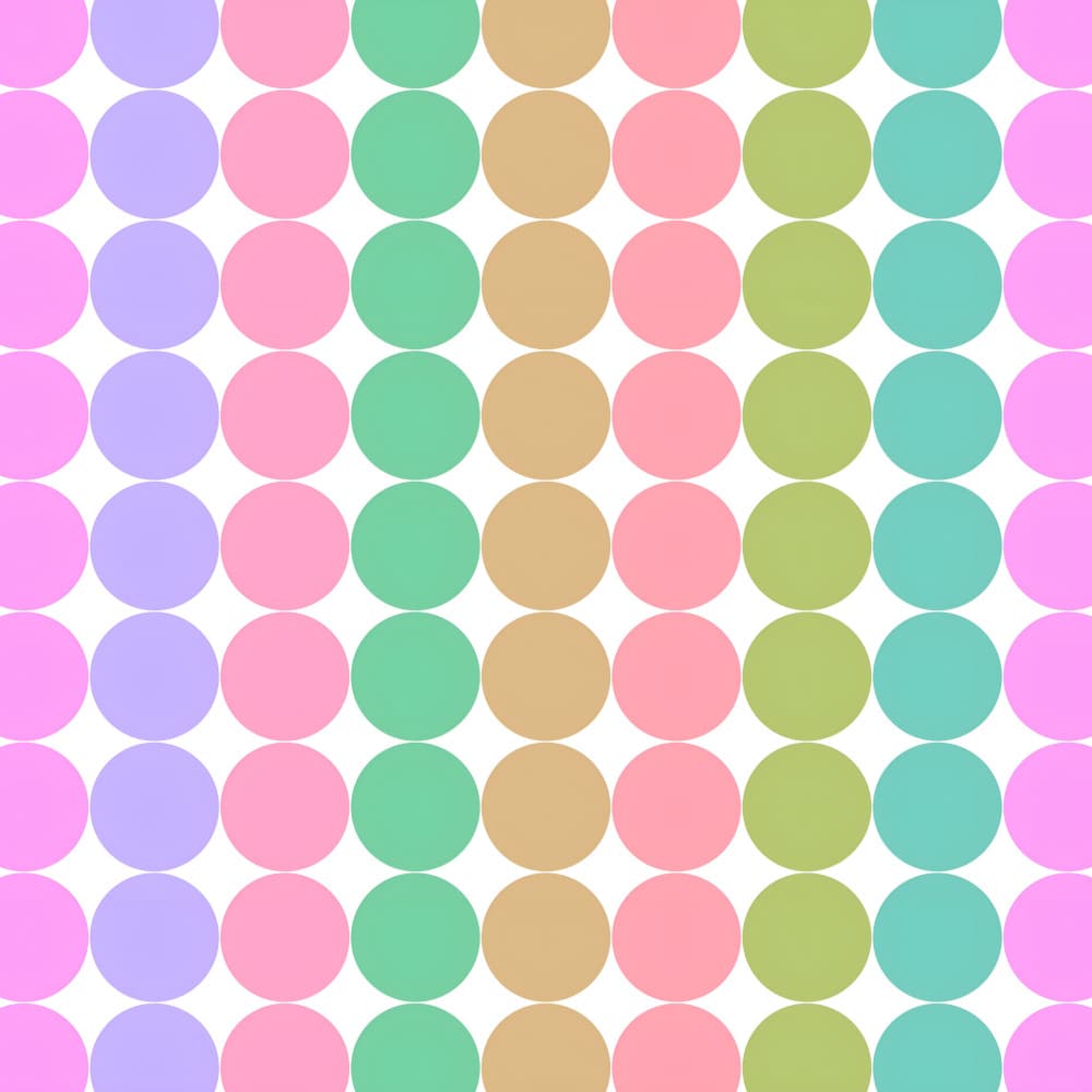 Colorful Pastel Dots by Josie George — canvas wall art