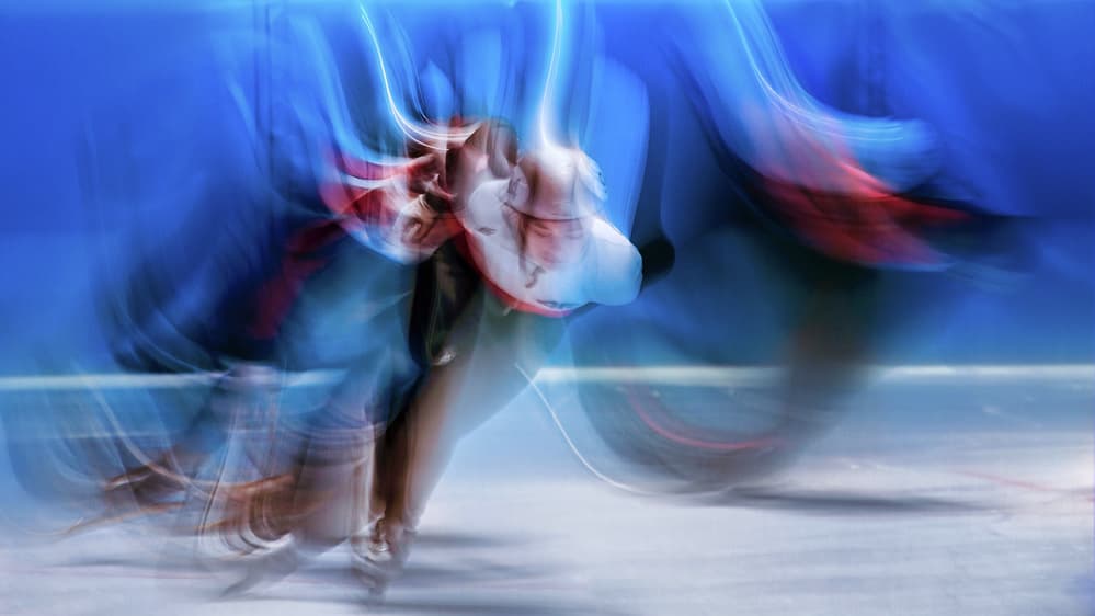 Speed Blur Skater by Dusan Ignac — canvas wall art