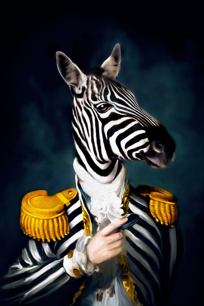 Mr stripe by Tein Lucasson — canvas wall art
