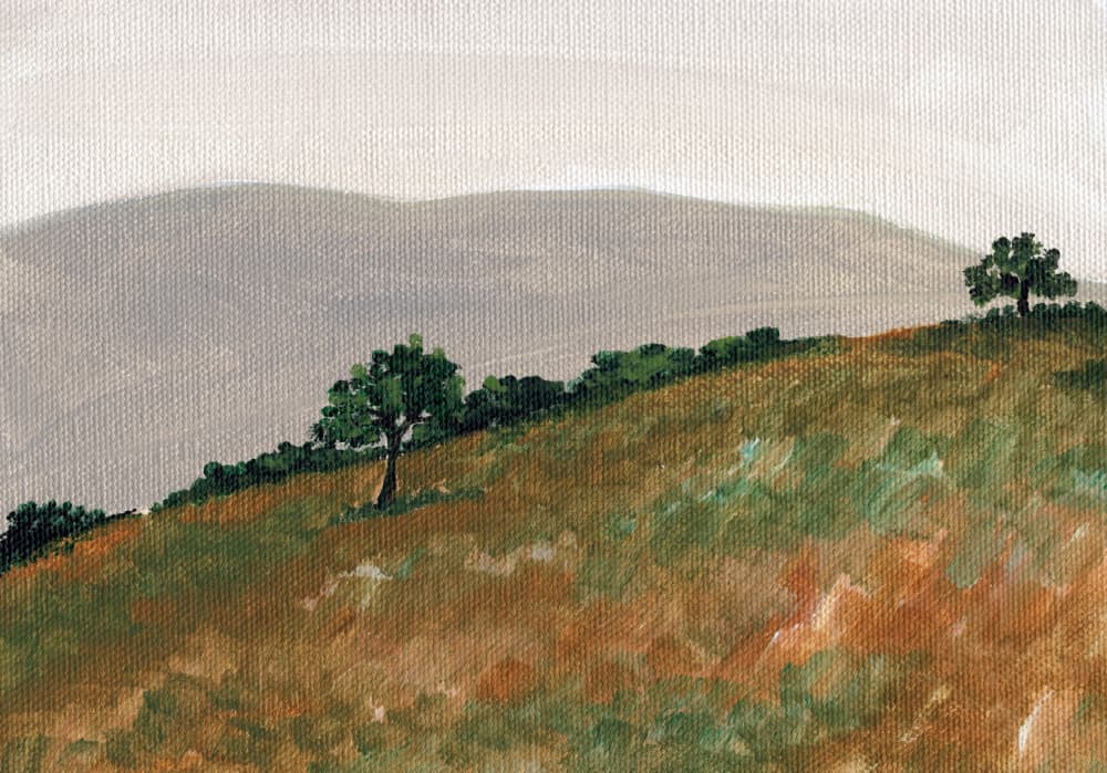 Rolling Hills Serenity by Nikita Jariwala — canvas wall art