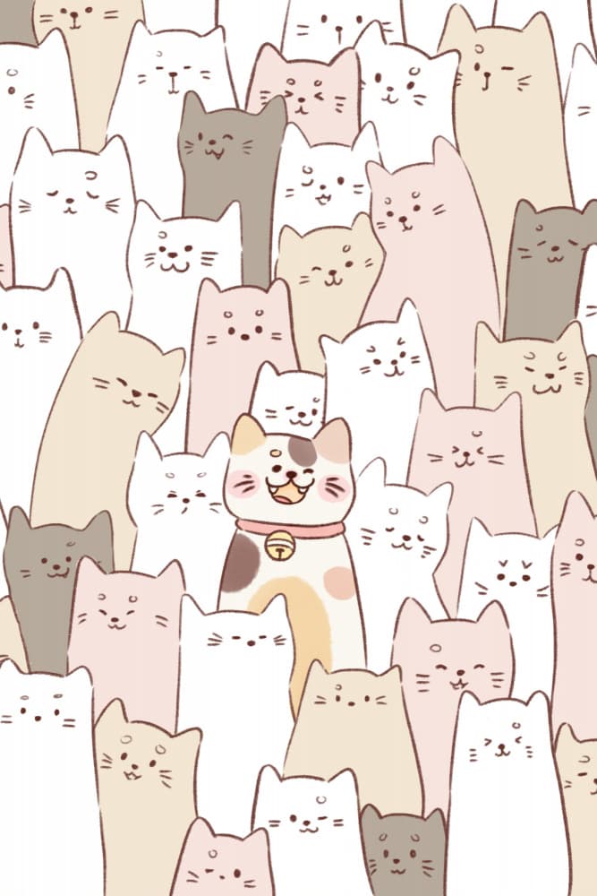 Many Happy Kitties by Xuan Thai — canvas wall art