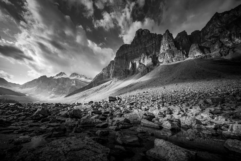 Dramatic Mountain Valley by Bing Li — canvas wall art
