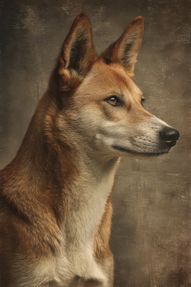 Attentive Dog Portrait by Rafal Kulik — canvas wall art