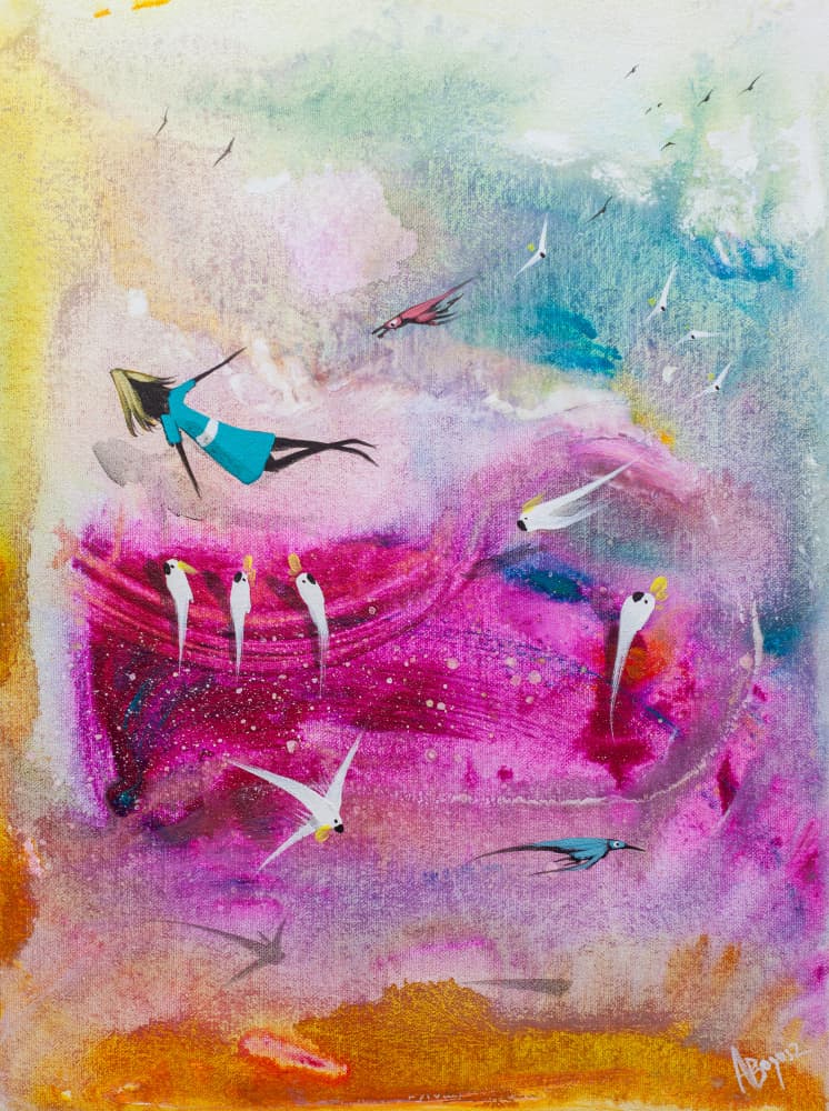 Colorful Dream Flight by Adam Bogusz — canvas wall art