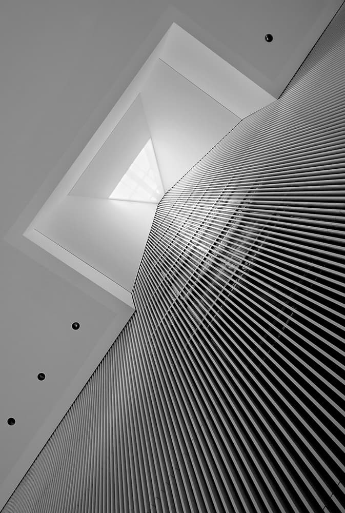 Modern Geometric Interior by Tomasz Buczkowski ( Tomush ) — canvas wall art