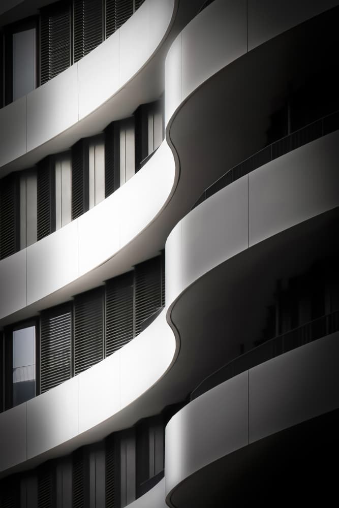 Modern Architectural Curves by Anita Martin AnnaPileaFotografie — canvas wall art