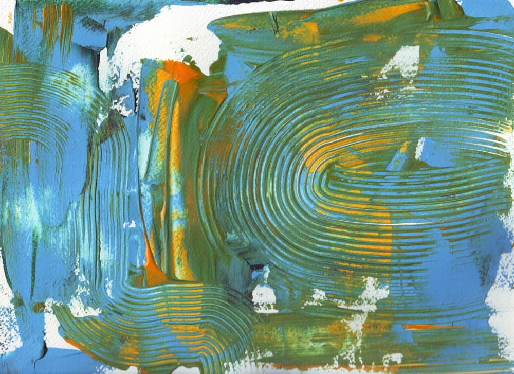 Textured Abstract Swirls by Rafal Kulik — canvas wall art