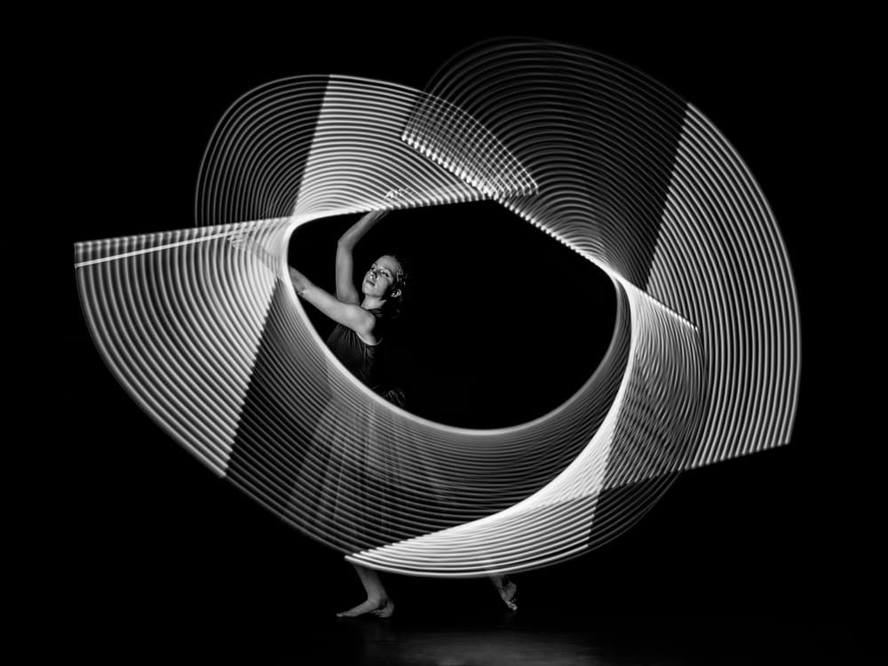 Graceful Light Dance by Luc Stalmans — canvas wall art