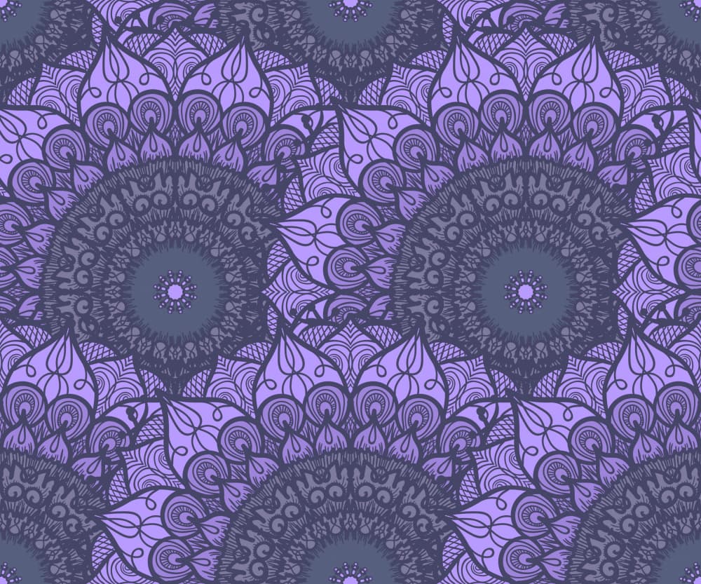 Intricate Purple Mandalas by Marika Barsrsind β canvas wall art