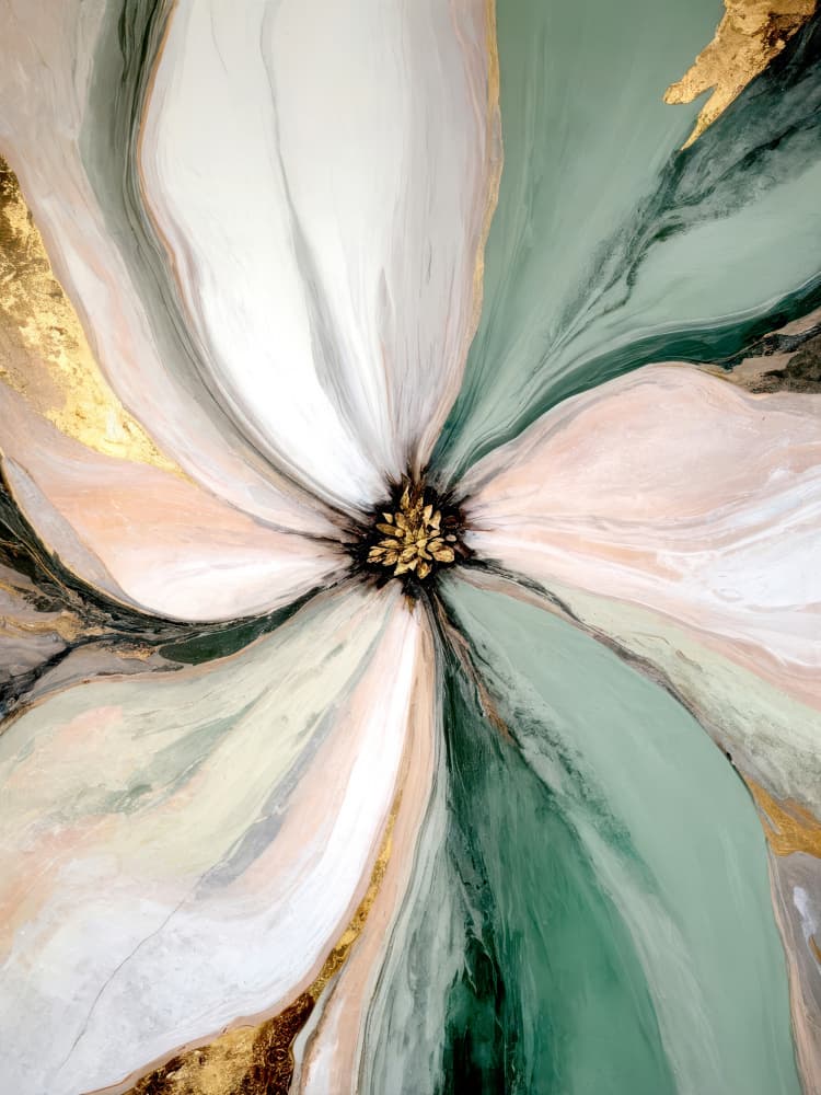 Fluid Design Evokes Nature's Elegance by Alpenglow Workshop — canvas wall art