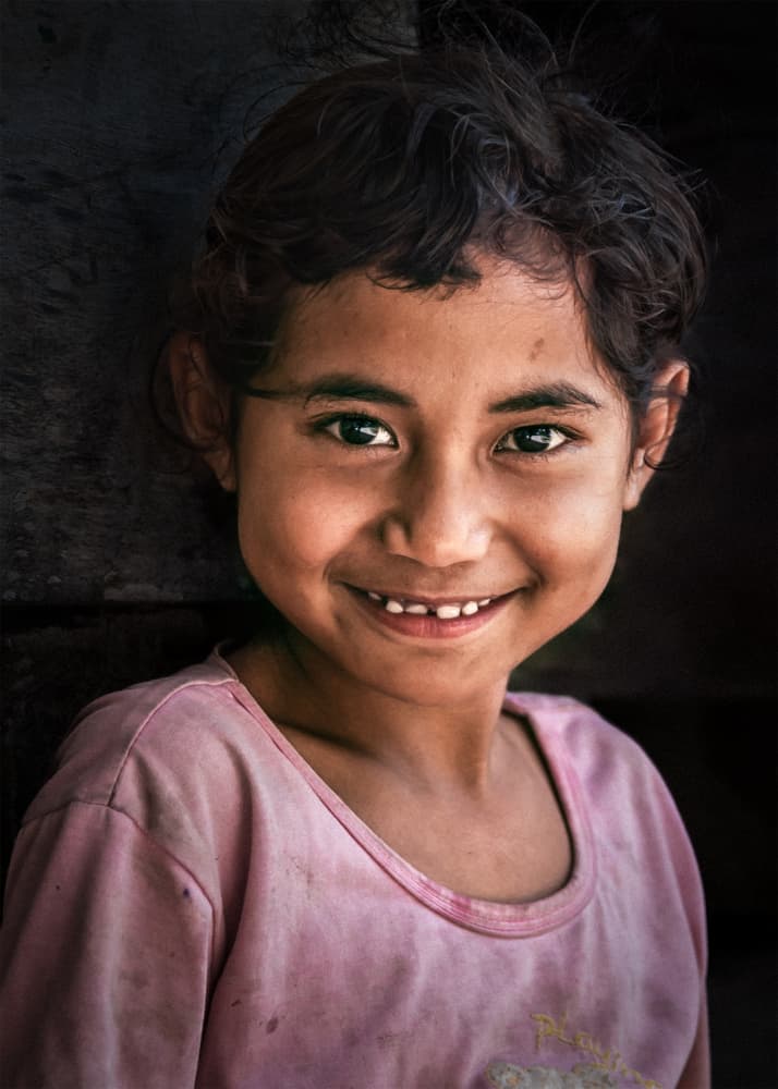 Joyful Child's Smile by Irene Wu — canvas wall art