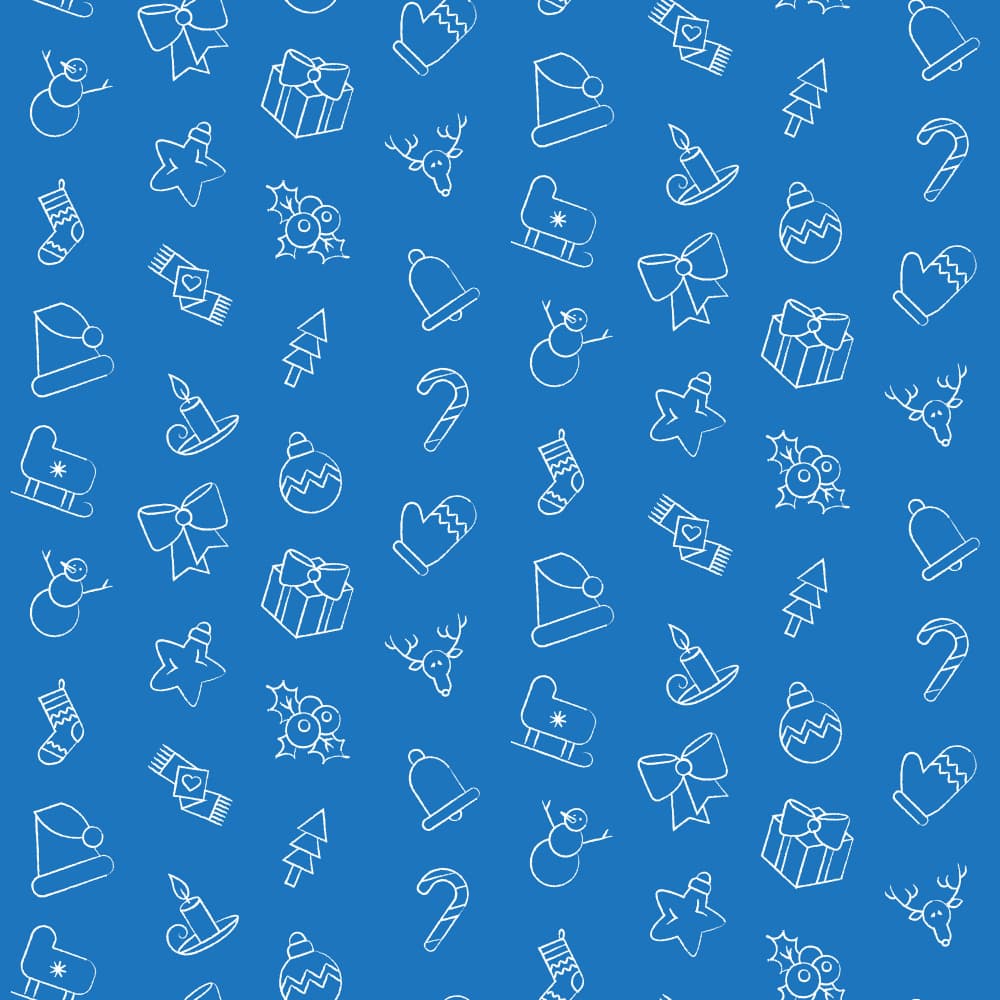 Festive Holiday Pattern by Marika Barsrsind β canvas wall art