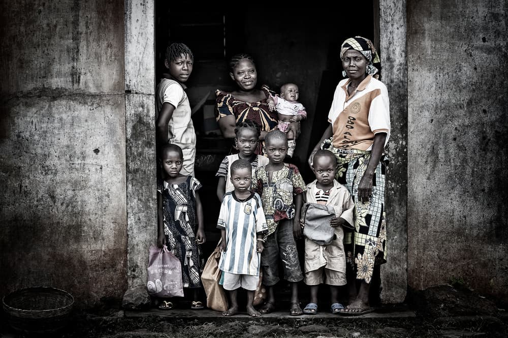 African Family Portrait by Joxe Inazio Kuesta Garmendia — canvas wall art
